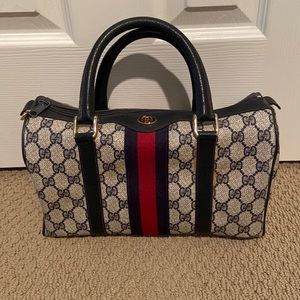 Vintage Gucci Sherri Web Line Boston